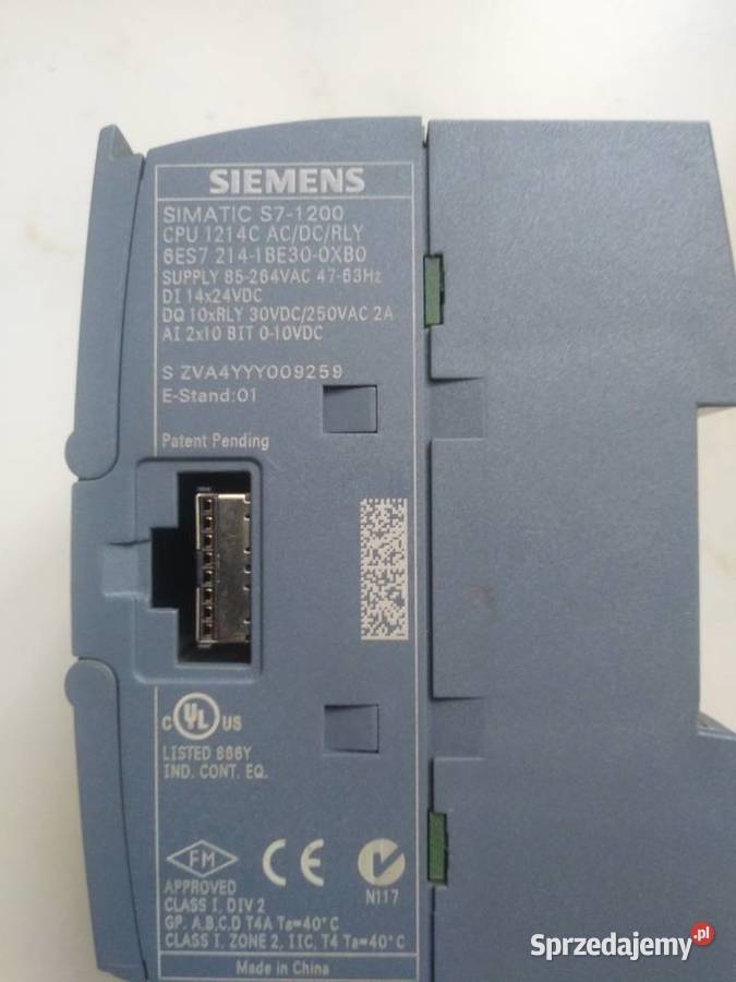 Siemens Sterownik SIMATIC S71200 CPU 1214C Poznań