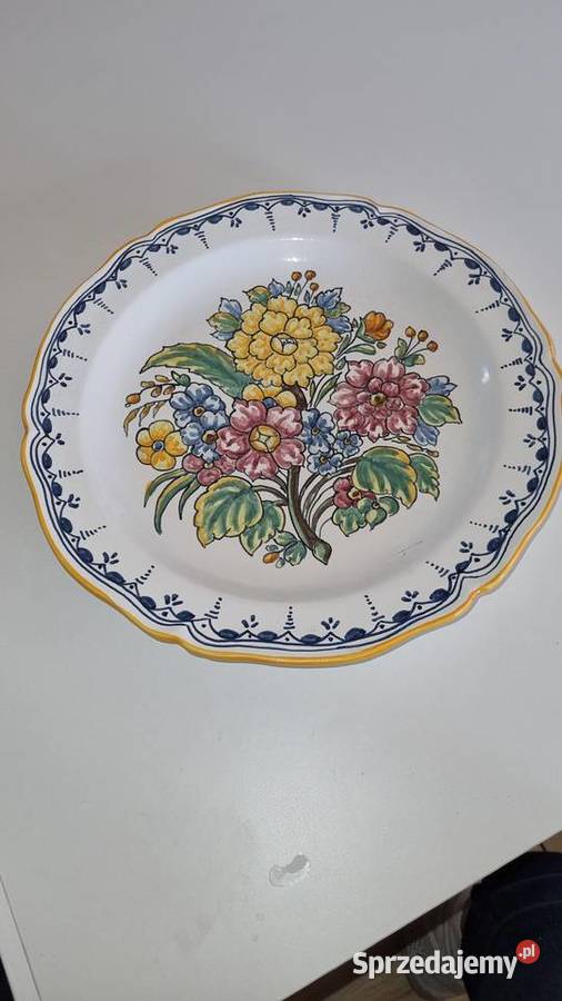 Talerz Dekoracyjny Ręcznie Malowany