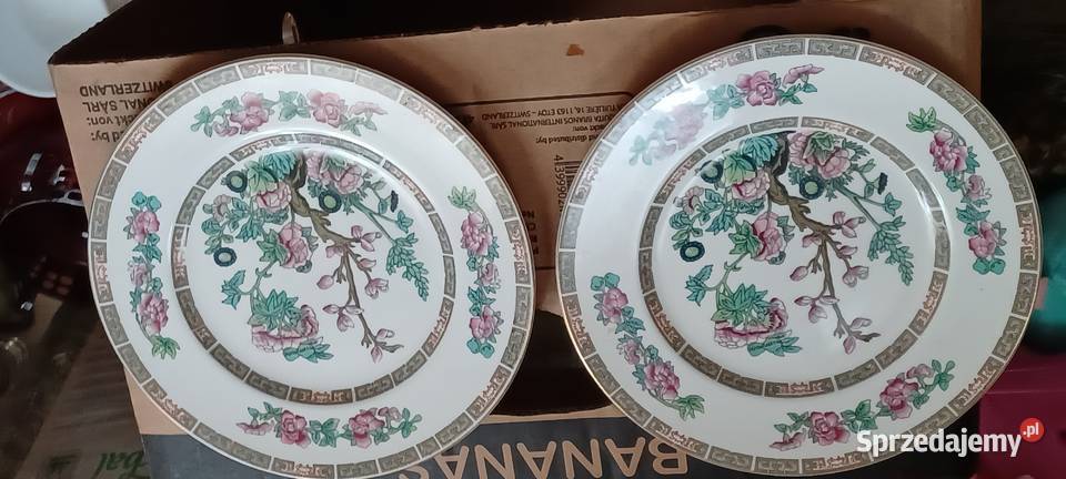 6 wzór Indian Tree talerze porcelana 20 sredn Talerze i talerzyki Poznań