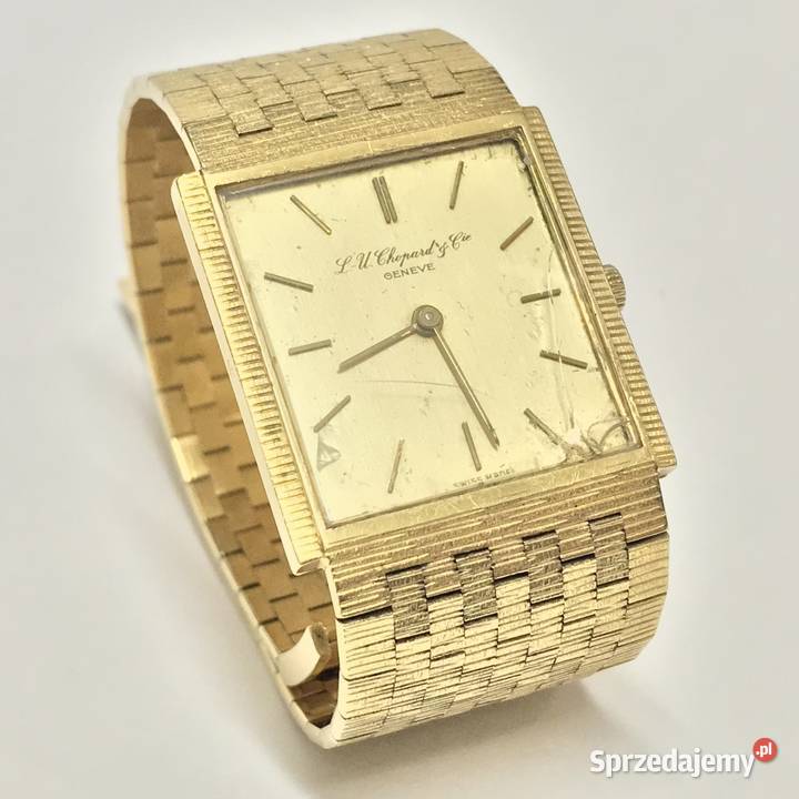 L U C CHOPARD Geneve Złoty zegarek 750 18K na rękę Warszawa