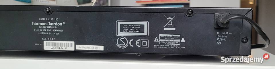 Harman Kardon HD 980 odtwarzacz cd Odtwarzacze CD i MD