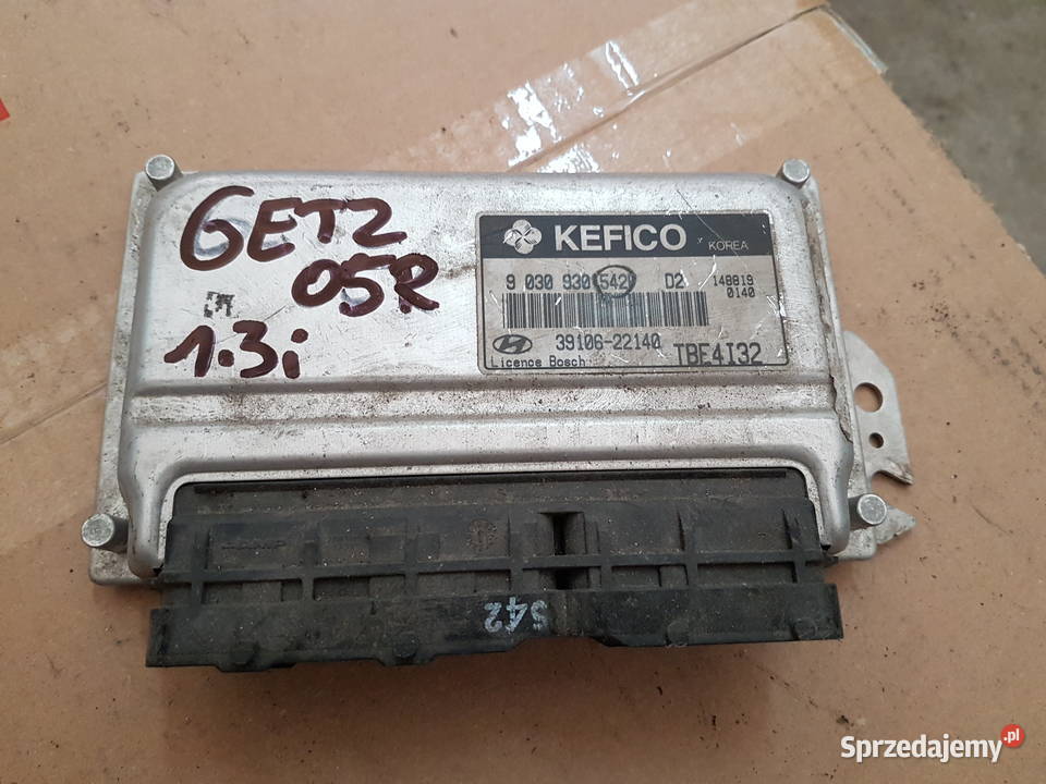 HYUNDAI GETZ 13 KOMPUTER SILNIKA 3910622140