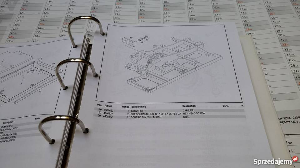 Katalog części Liebherr A 904 CLI 1003 32254