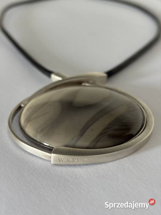 Naszyjnik Krzemień Pasiasty WKruk Orska Bydgoszcz