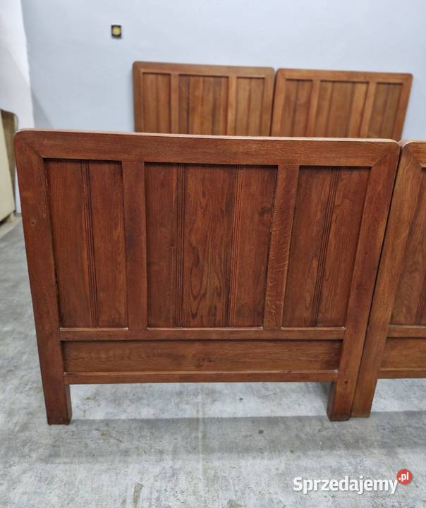 Oryginalne Dębowe Łóżka Secesyjne AntykiMarki Marki
