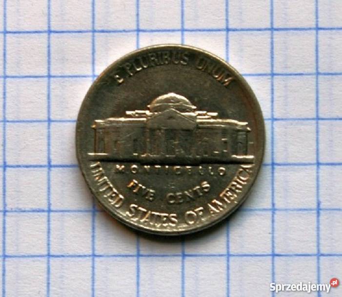 5 CENTÓW FIVE CENTS 1984 P USA Piszczac