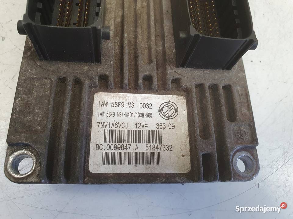 Fiat 500 12 8V STEROWNIK SILNIKA komputer Rudka