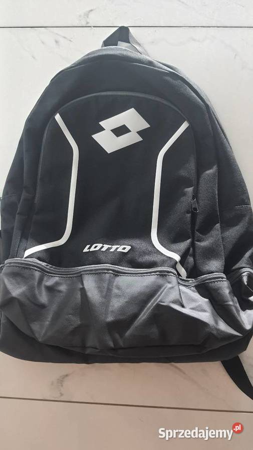 Czarny plecak lotto Suwałki