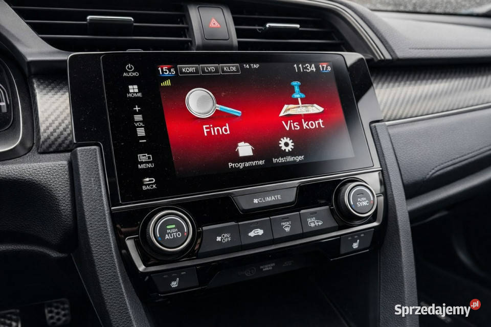 Honda Civic X 20172021 czarny wielkopolskie Sadlno