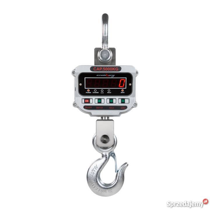 Waga dźwigowa hakowa 5ton obrotowy hak LED pilot śląskie Poczesna