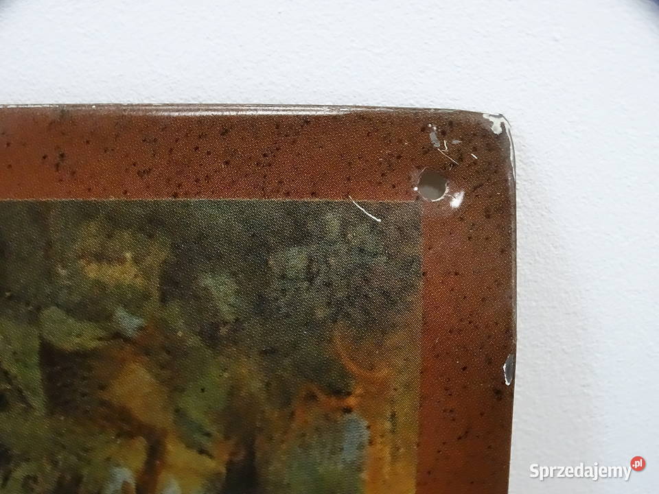 Szyld Metalowy Retro Tablica Metalowa Leibniz Biłgoraj