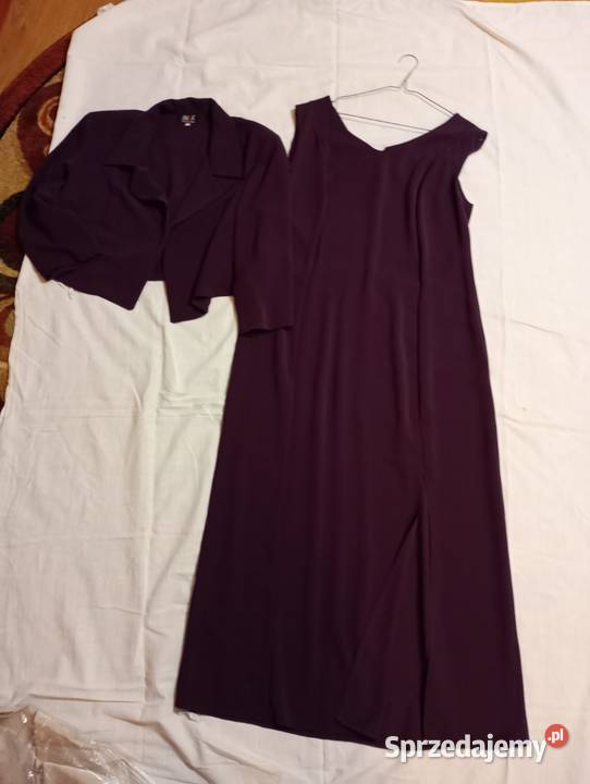 Sukienka Fioletowa z bolerkiem Pabianice