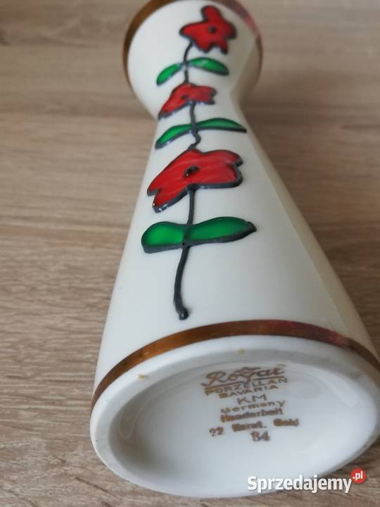 Ozdobny wazonik porcelana Royal Ropa