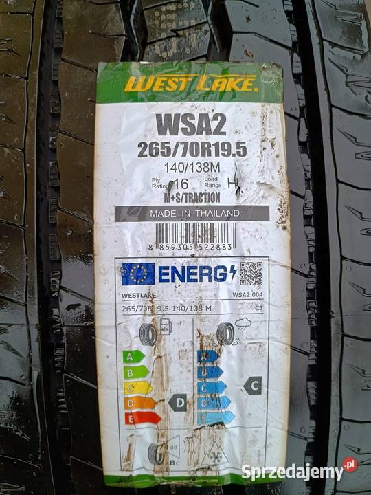 26570 R195 WestLake WSA2 Nowa opona na przód 4 Ciężarowe Zarębki