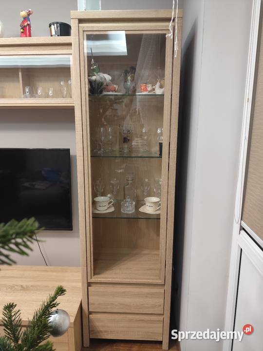 Meblościanka do pokoju dąb Sonoma wielkopolskie Września