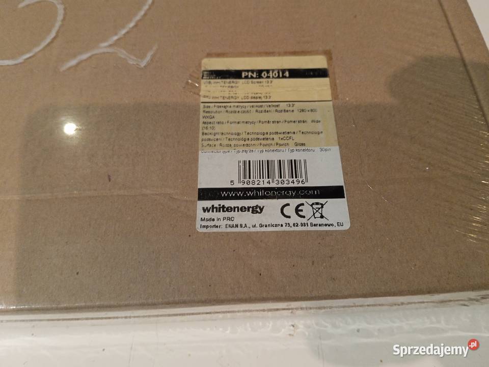 Nowa Matryca LCD 133 WXGA 1280x800 CCFL 30pin Malczyce