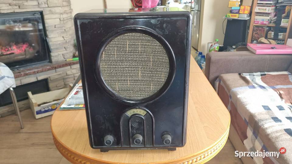 Stare zabytkowe przedwojenne radia SABA DE 20W Warta