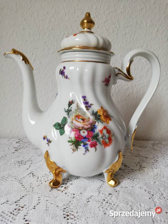 Dzbanek król Weimar orginalna stara prcelana