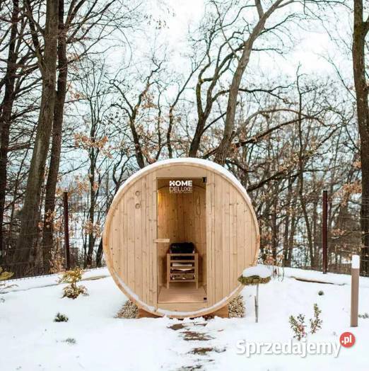 Sauna ogrodowa zewnętrzna BECZKA z piecem 6KW na lubuskie Siedlisko