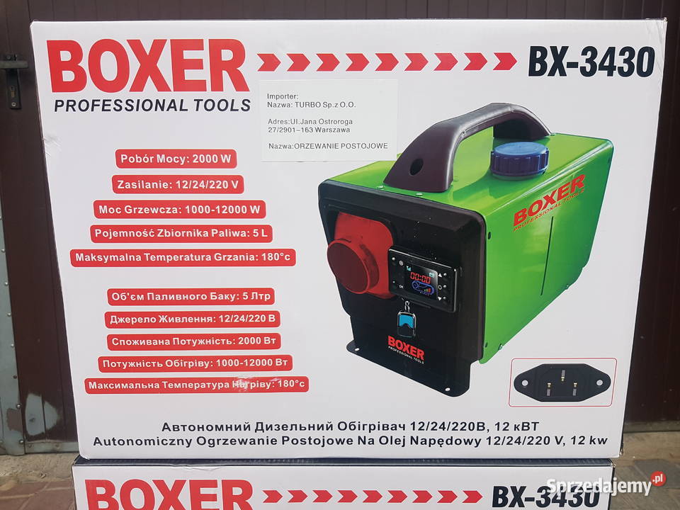 Webasto ogrzewanie postojowe 8kW 12kW 12V 24V Dobrzyniewo Duże sprzedam