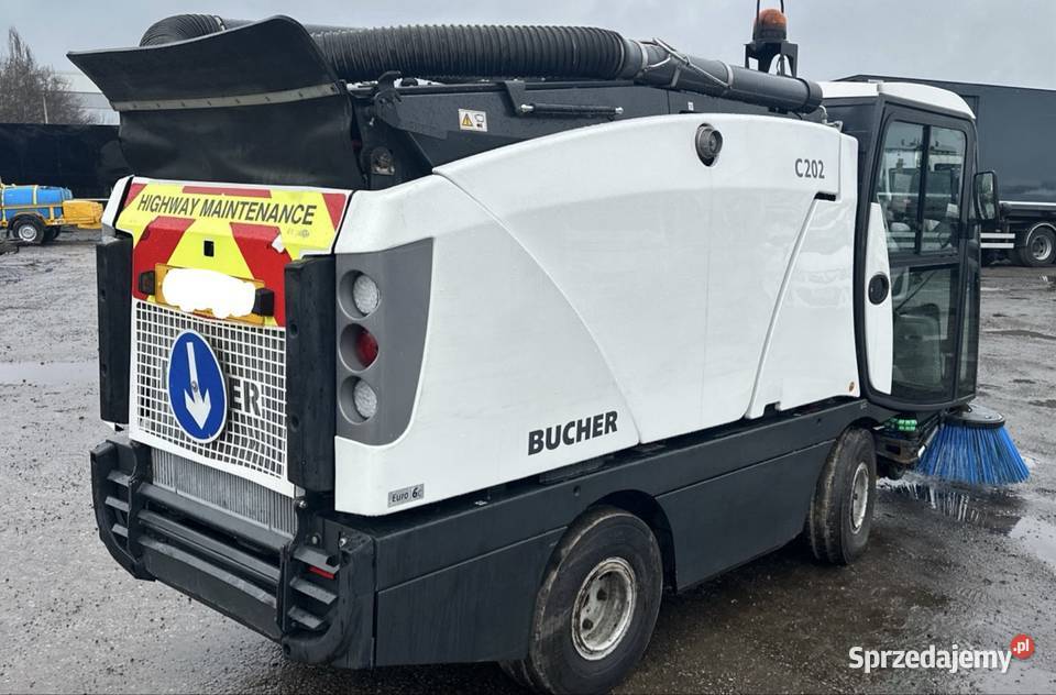 Zamiatarka bucher 202c 2021 euro6 Napęd tylna oś Ropczyce