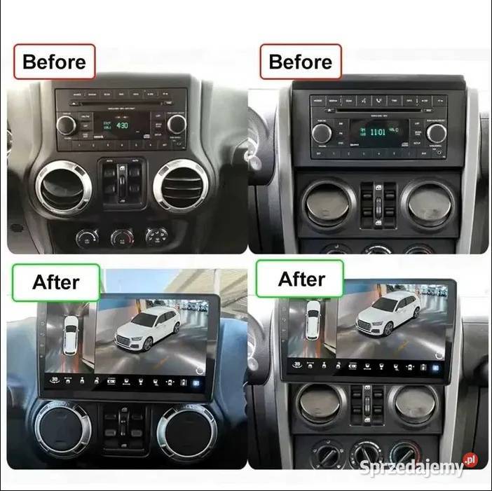 Radio Android 13 Jeep Wrangler gps wifi śląskie Ożarowice