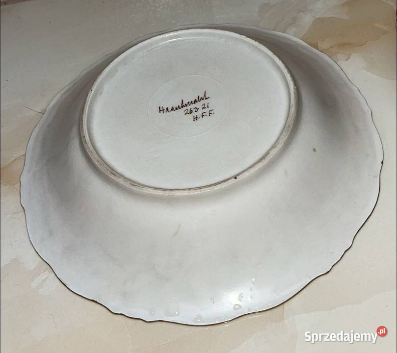 Salaterka Miseczka Ręcznie malowana Antyki, Sztuka, Kolekcje pomorskie Gdańsk