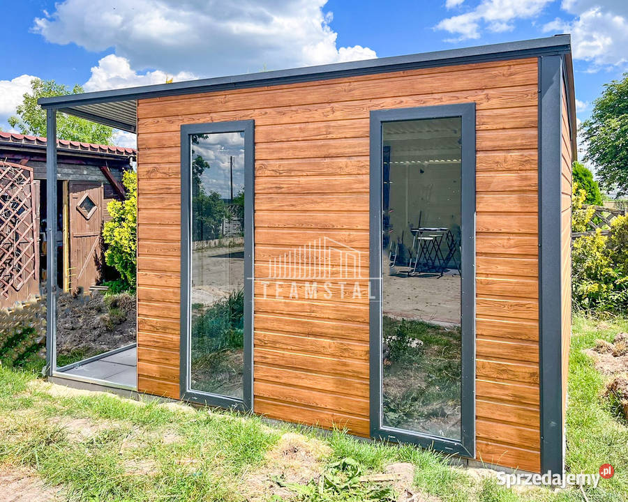 Schowek Domek ogrodowy 2x3m wiata 1m Drzwi 2x Poznań
