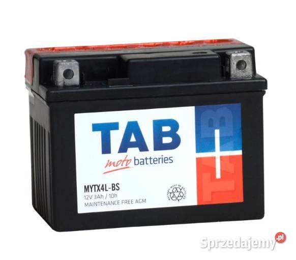 888x666x735 Akumulator motocyklowy TAB YTX4LBS Pozostałe Opole