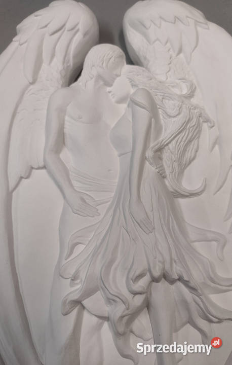 PŁASKORZEŹBA zakochany ANIOŁ ozdoba DEKORACJA na
