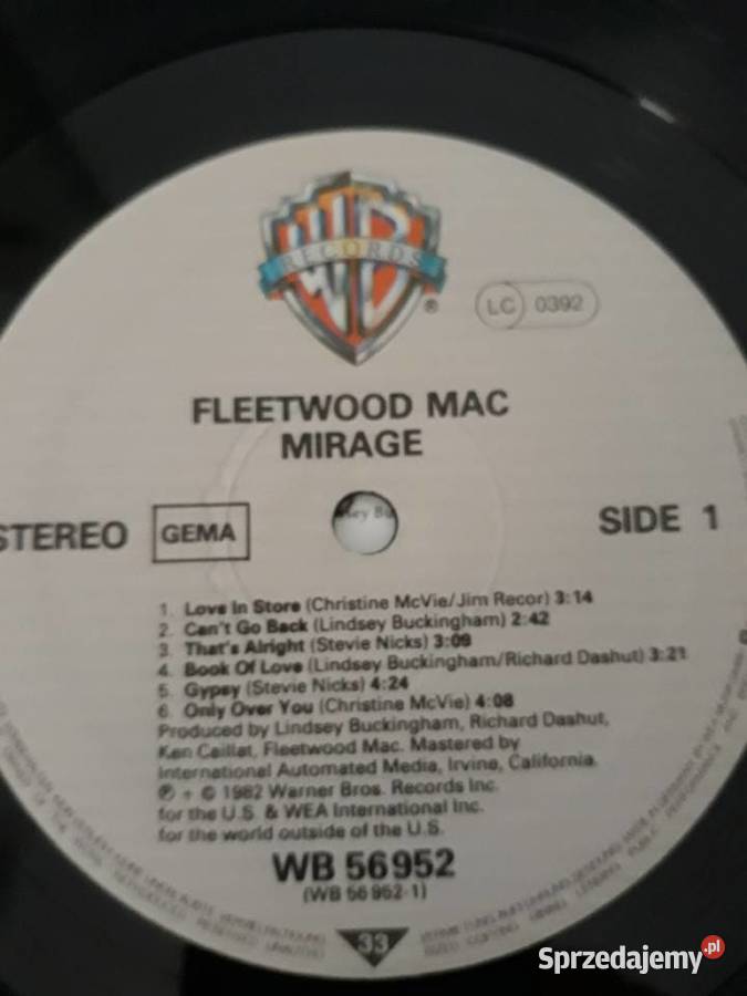 FLEEDWOD MACK MIRAGE płyta winylowa podkarpackie Rzeszów