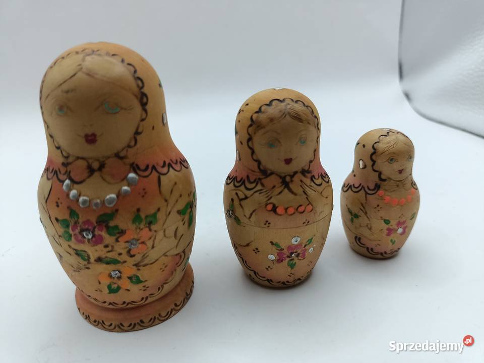 Matrioszka baba w babie ręcznie robione lalki Rękodzieło Zamość