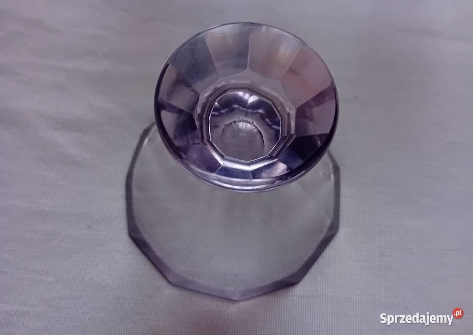 Komplet 6 kieliszków neodymowych art deco Koźminek