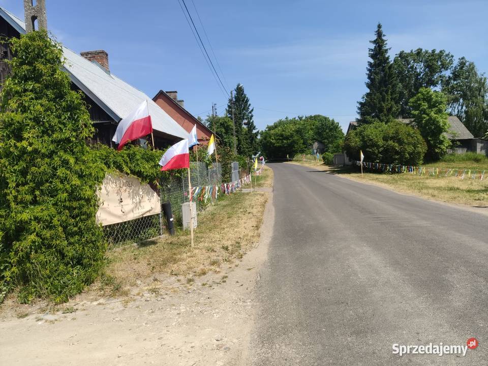 Dekoracja trasy drogi wstążki na peregrynacje Konin