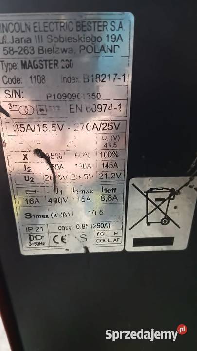 Migomat spawarka półautomat bester lincoln Zwoleń