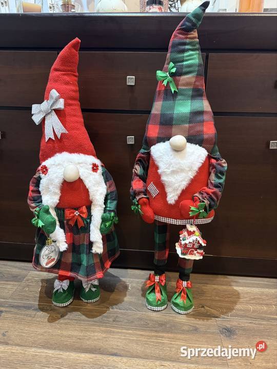 Świąteczne krasnale wykonane własnoręcznie Nowogard