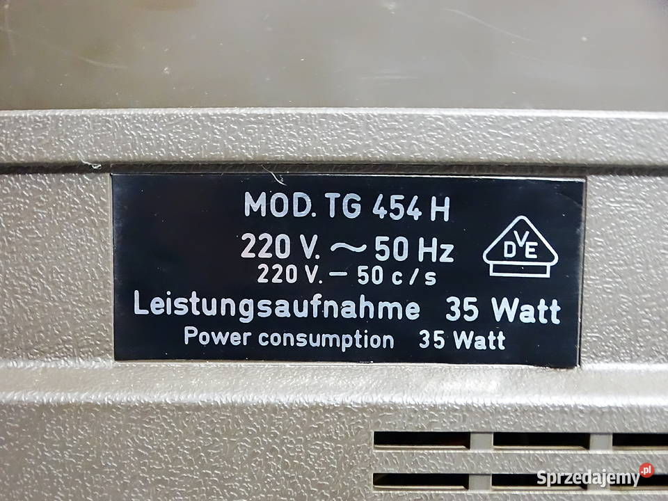 Magnetofon szpulowy SABA TG 454 H Biłgoraj sprzedam