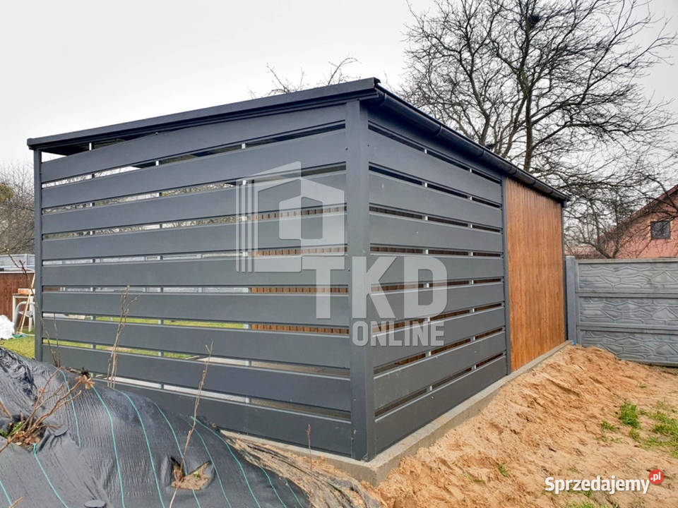 DOMEK OGRODOWY SCHOWEK 3x4 Wiata 3x4 Drzwi Okno Łódź