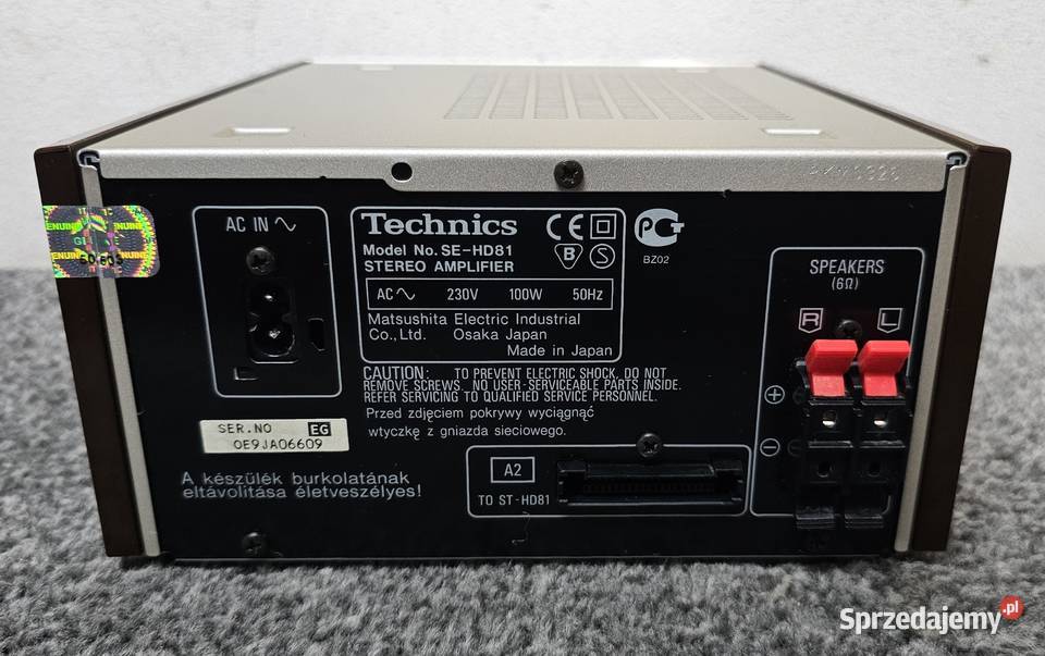 Wzmacniacz stereo Technics SEHD81 wysyłka Wzmacniacze i pokrewne Kraków