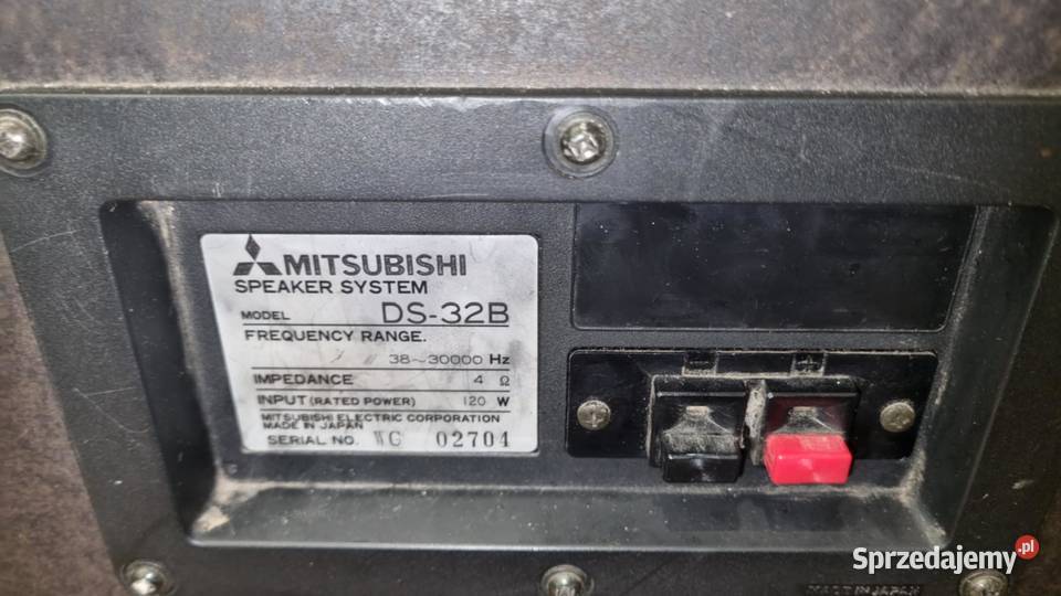 Kolumny Mitsubishi DS32B 2x120W 4ohm DIATONE Słuchawki i głośniki Warta