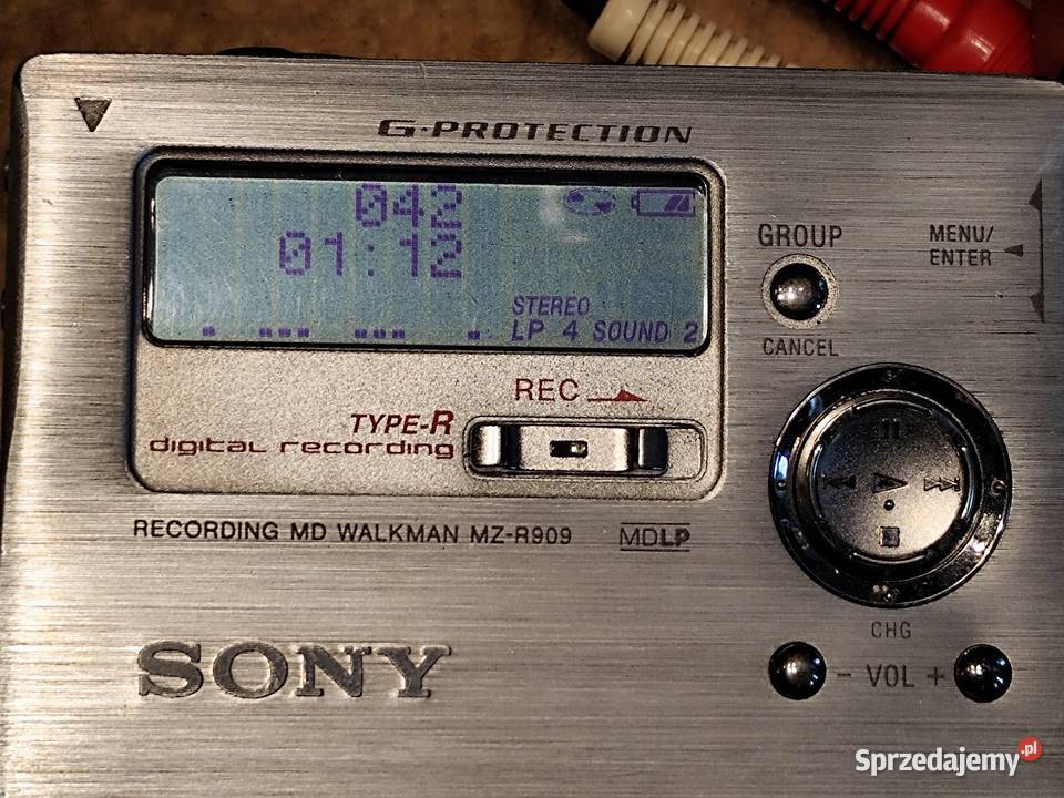 Walkman Mini DIsc Sony MZR909 Pozostałe Stargard sprzedam