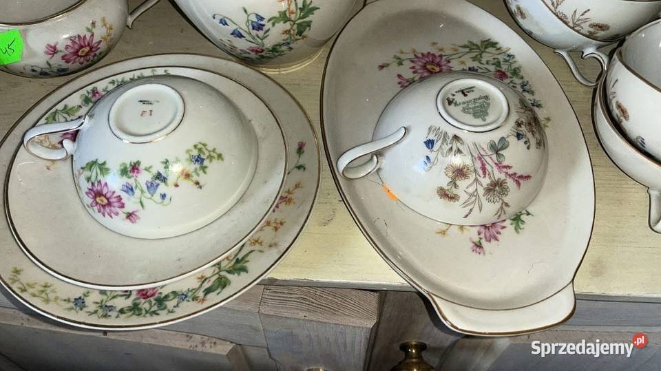 Dzbanek Royal Ivory Bohemia Łączka na porcelanie Gdańsk