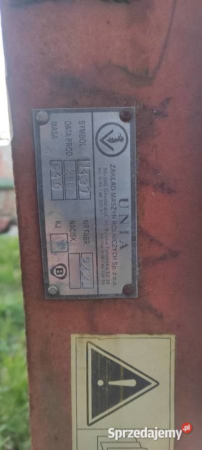Pług czteroskibowy 4 skiby Pozostałe Kiliany