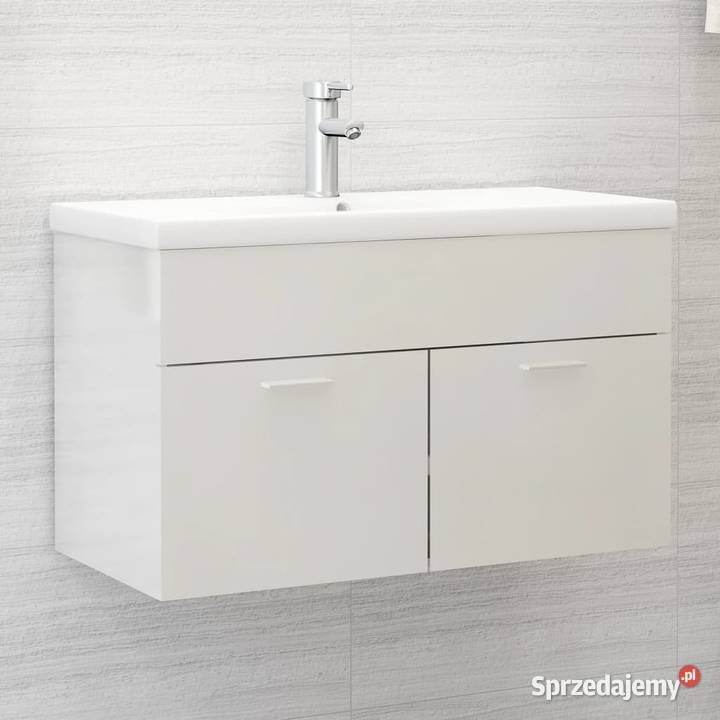 vidaXL Szafka pod umywalkę białaSKU804662 mazowieckie