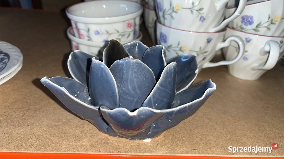 Świecznik kwiat lotosu pomorskie Gdańsk