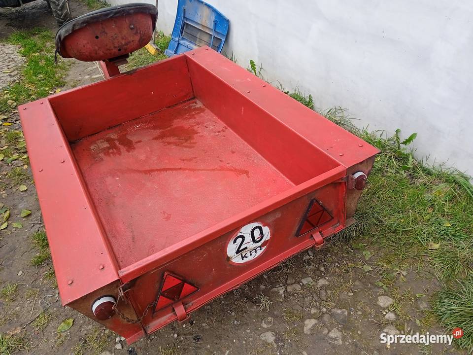Przyczepka do MF 70 traktorka 1 osiowego Limanowa sprzedam