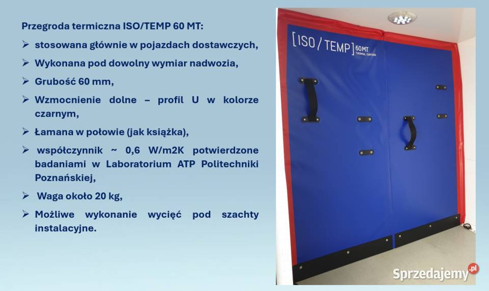 Przegroda Termiczna 60MT Ściana Grodziowa warmińsko-mazurskie Olsztyn