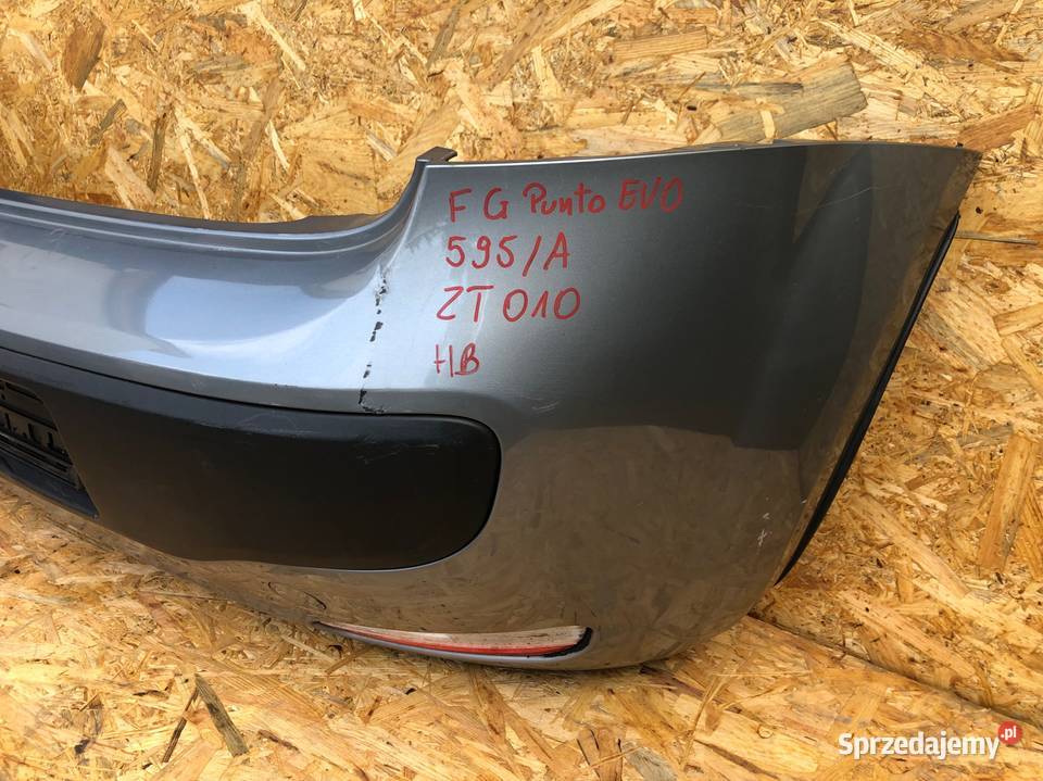 Fiat Grande Punto Evo zderzak tył H B 595 łamane osobowe wielkopolskie Słowikowo sprzedam