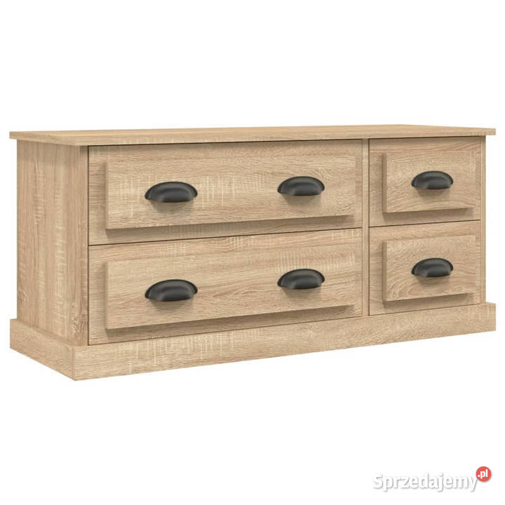 Szafka pod TV dąb sonoma 100x355x45 materiał Warszawa