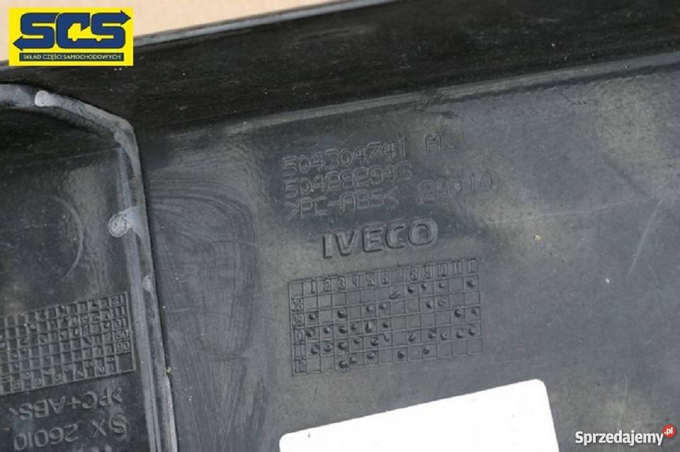 IVECO STRALIS SPOILER ZAKABINOWY GÓRNY LEWY Bieleń sprzedam